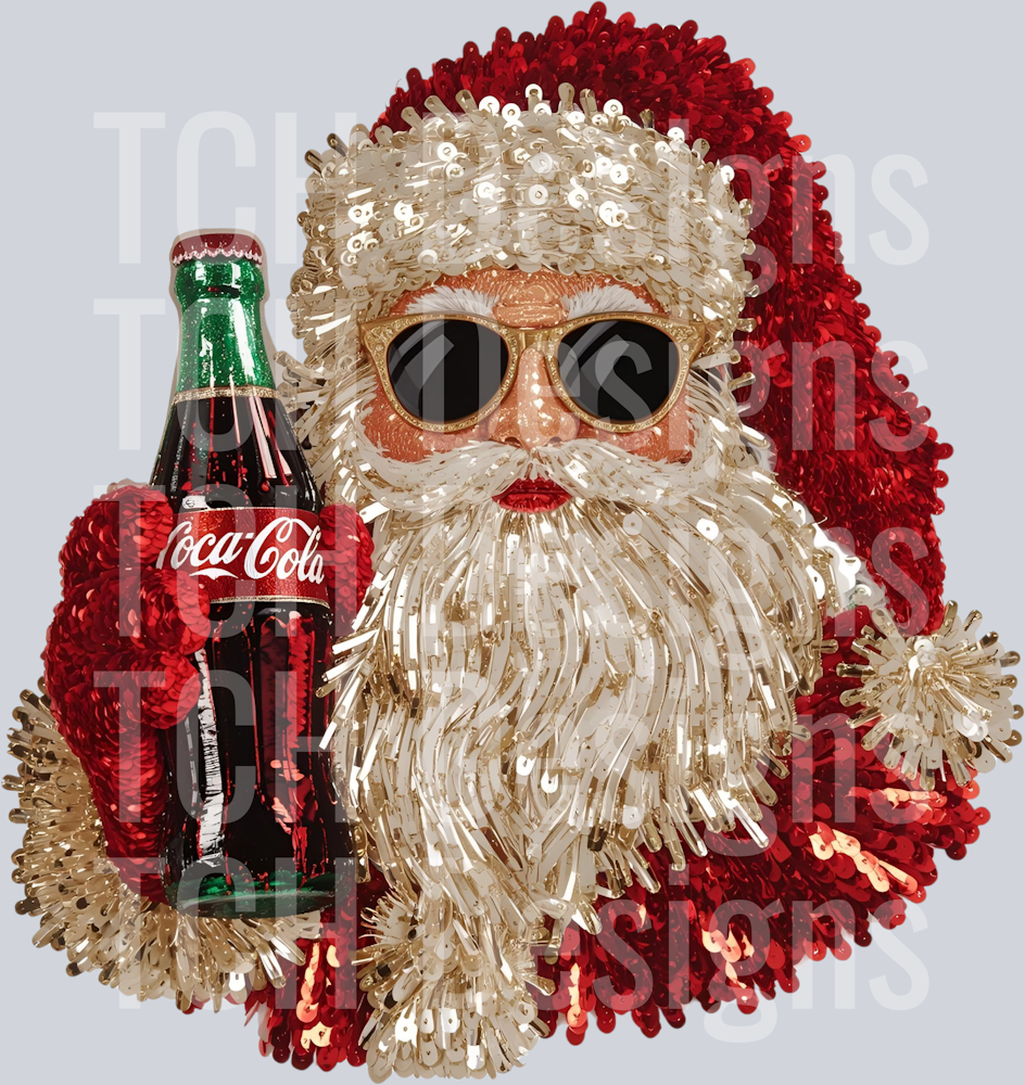 SANTA DRINK COKE