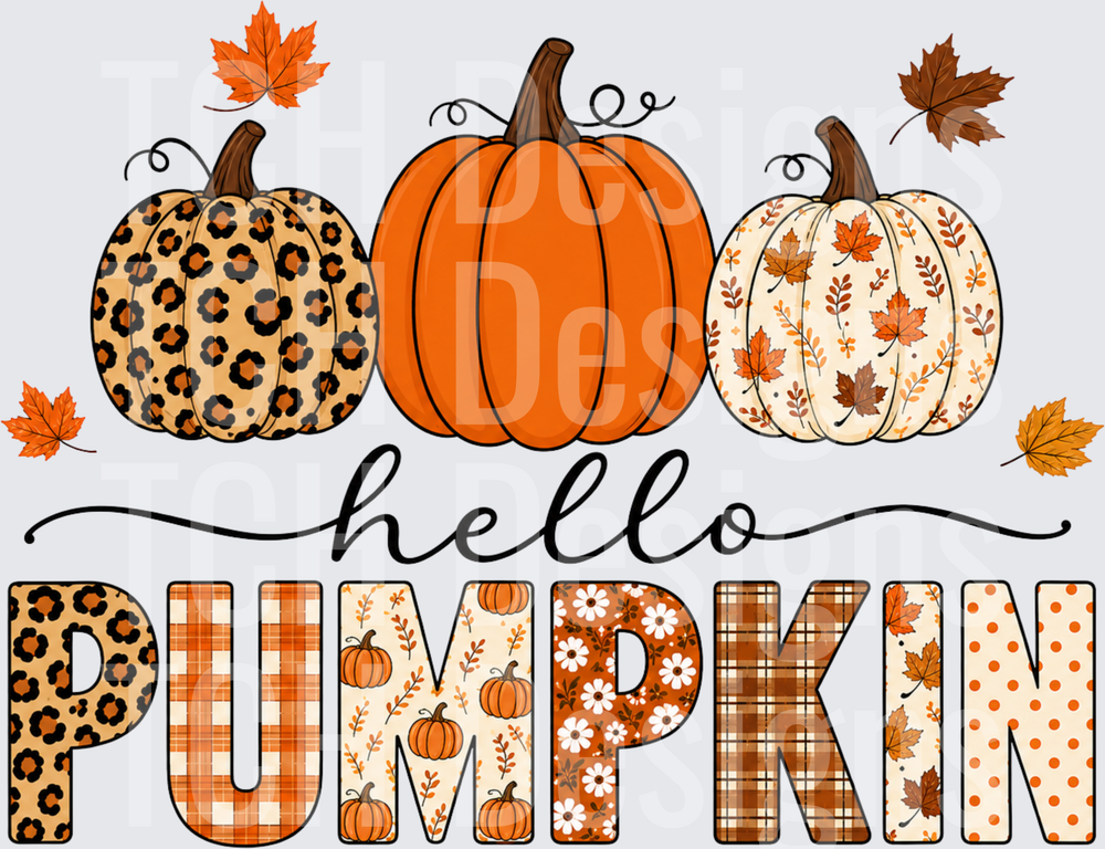 Hello Pumpkin Leopard