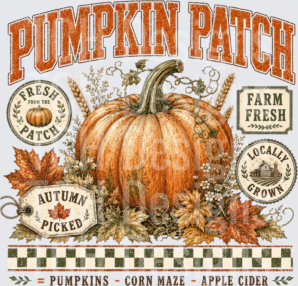 Retro Pumpkin Patch