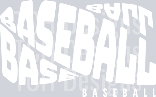 BASEBALL CURVED WHITE
