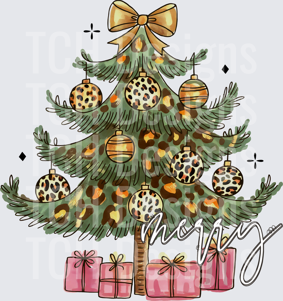 Leopard Christmas Tree