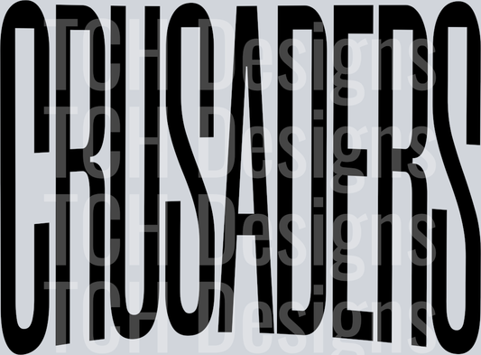 CRUSADERS OVERSIZED BLACK