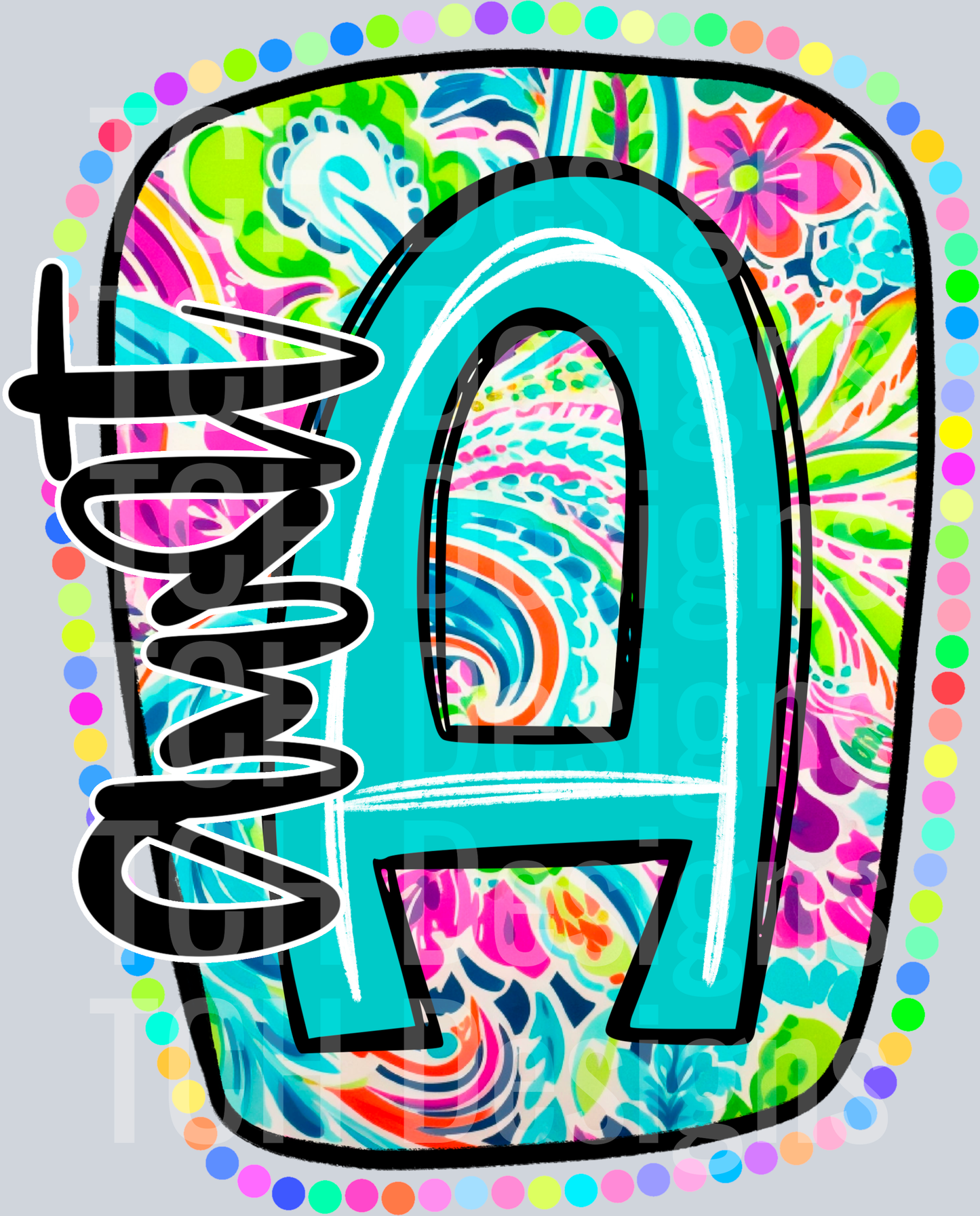 SCRIBBLE LETTER BRIGHT