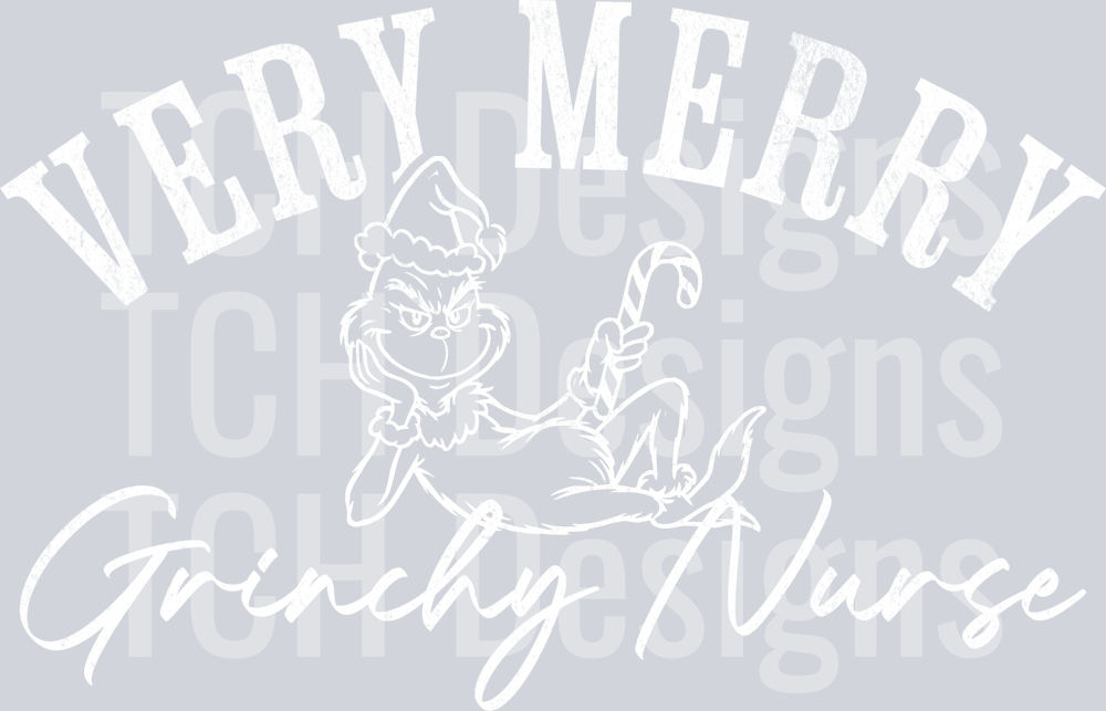 Very merry Grinchy Nurse