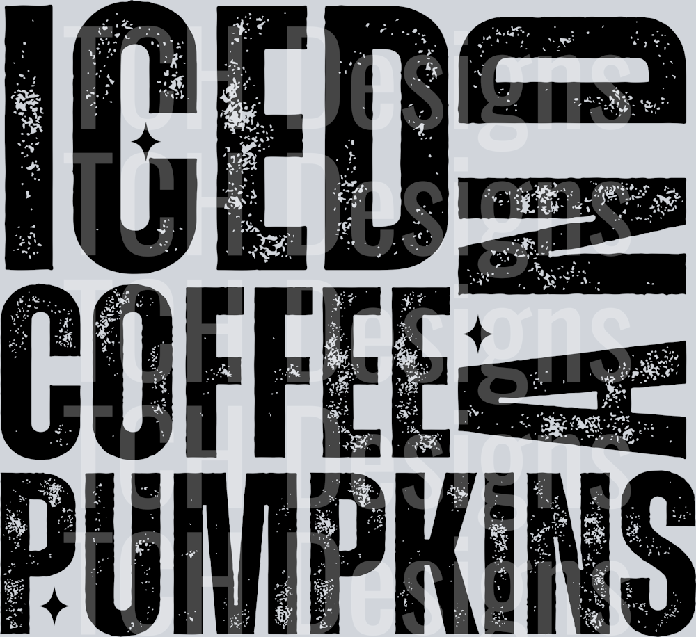 ICED COFFEE AND PUMPKINS