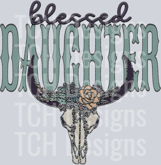 blessed blingy bull DAUGHTER HWDS