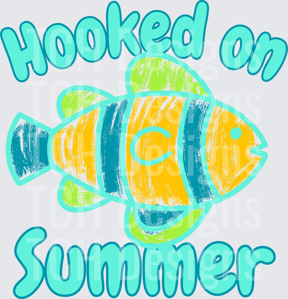 HOOKED ON SUMMER - art by Owen