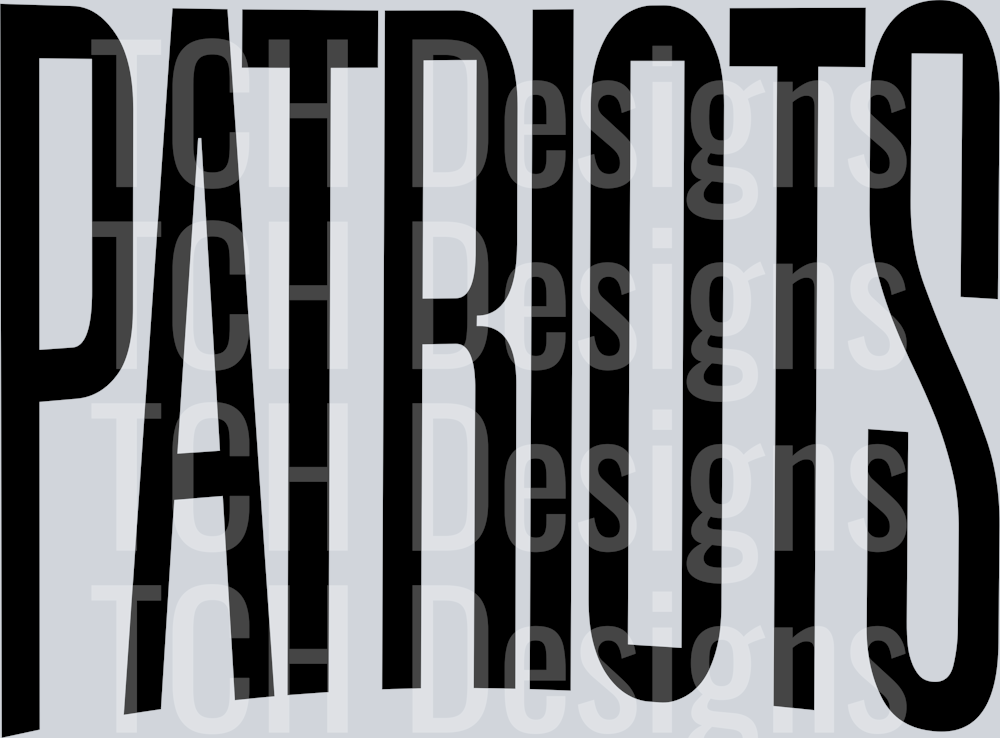 PATRIOTS OVERSIZED BLACK