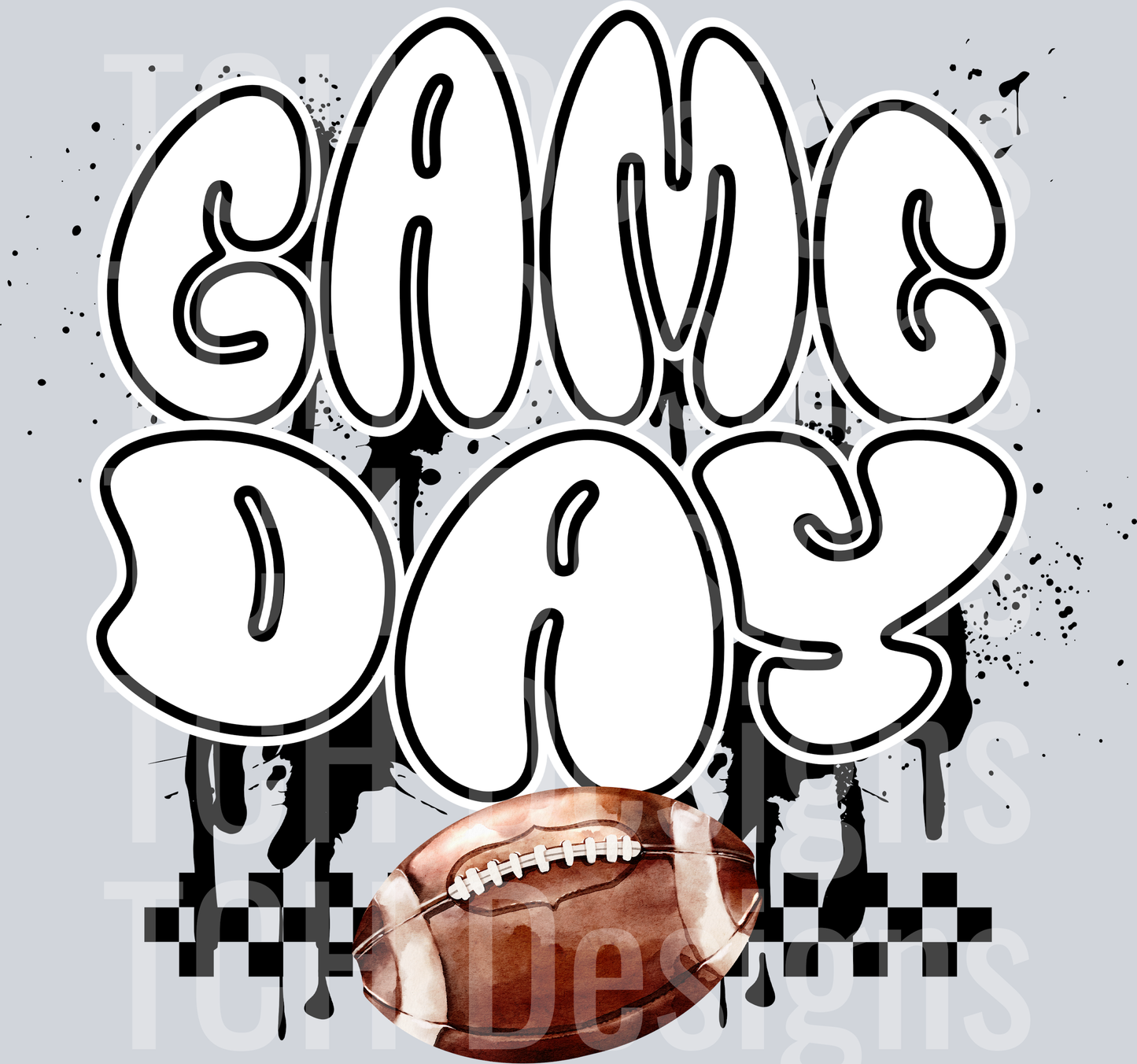 GAME DAY FOOTBALL SPLATTER