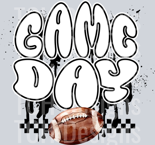 GAME DAY FOOTBALL SPLATTER