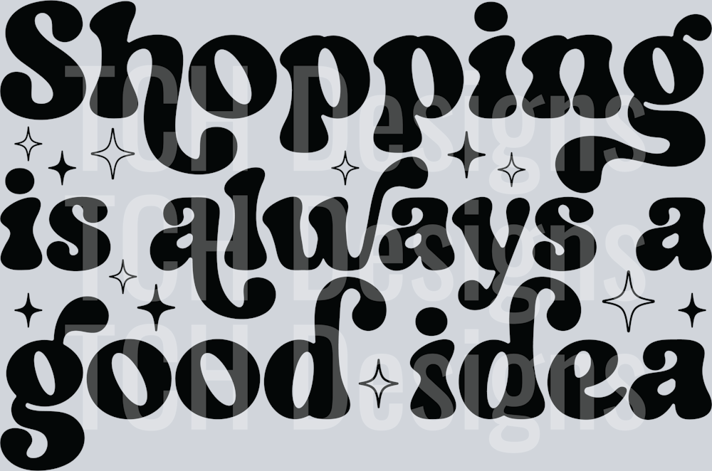 13-Shopping is always a good idea