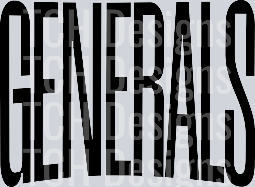 GENERALS OVERSIZED BLACK