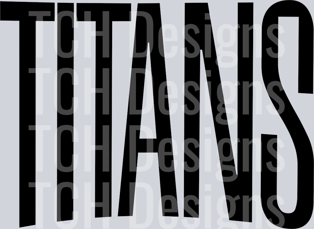 TITANS OVERSIZED BLACK