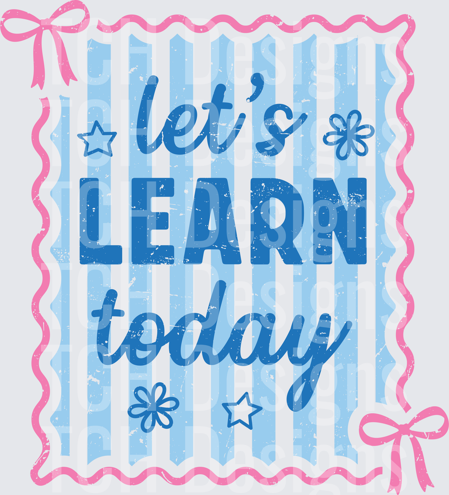 Let's Learn Today texture