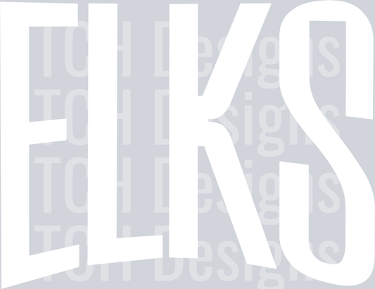 ELKS OVERSIZED WHITE