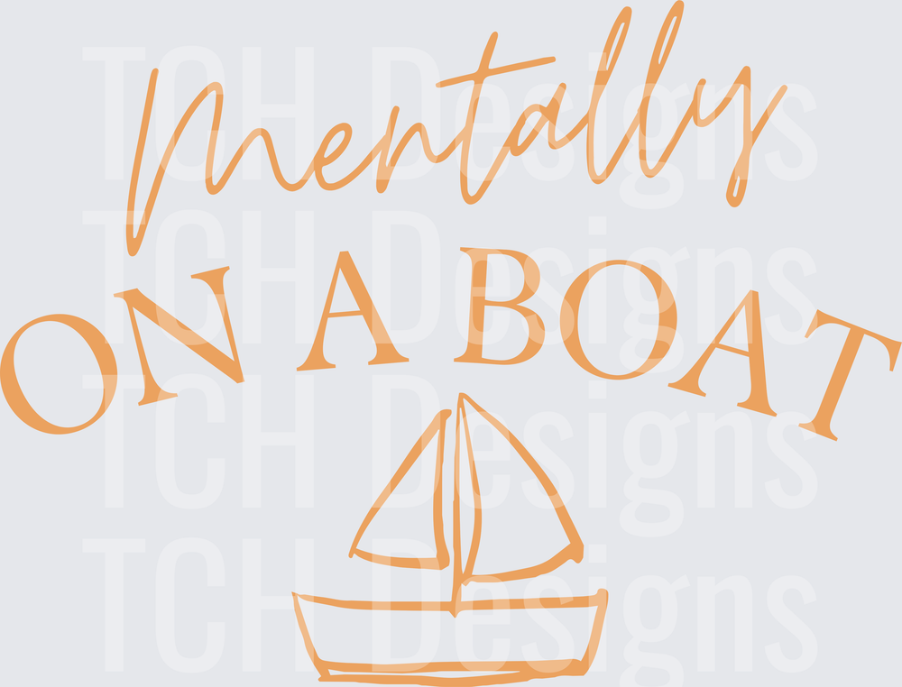 mentally on a boat orange hwds