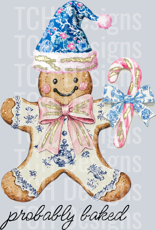 Probably baked gingerbread man