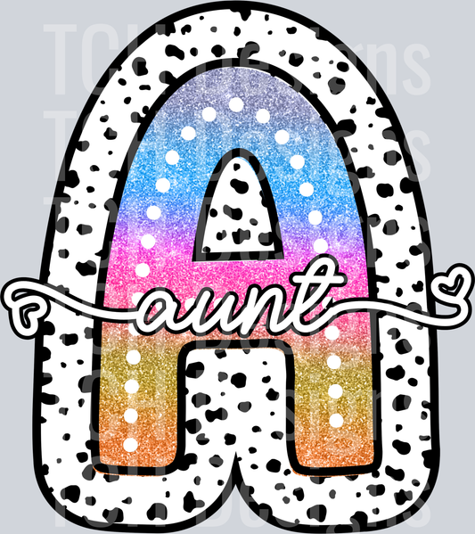 AUNT-TIE DYE DOTTIE NAMES
