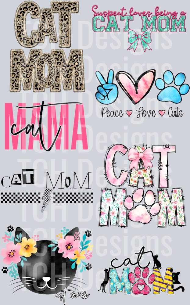 Cat mom premade gang 36 inch