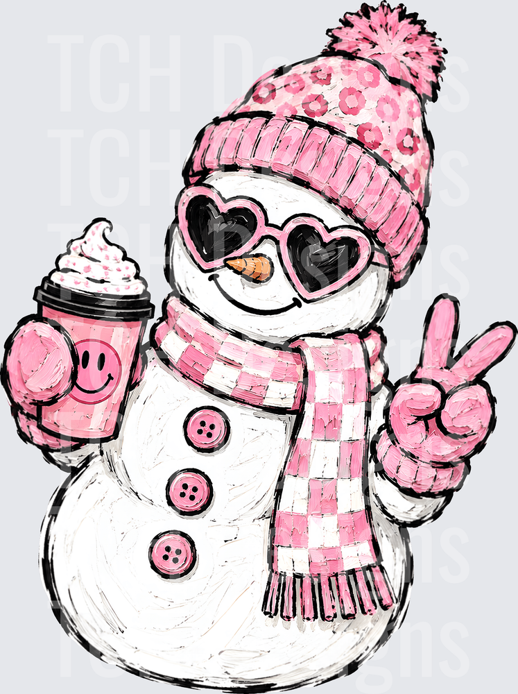 PINK SNOWMAN