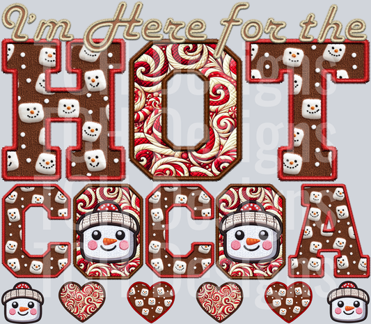 im here for the hot cocoa