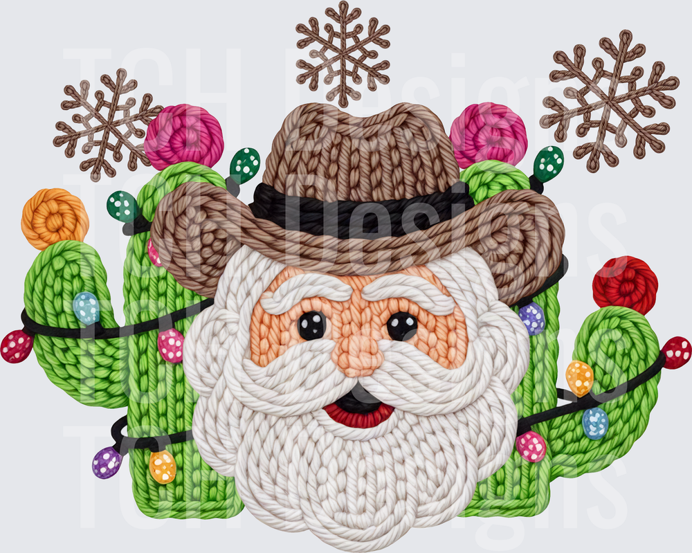 Crochet Cowboy Santa