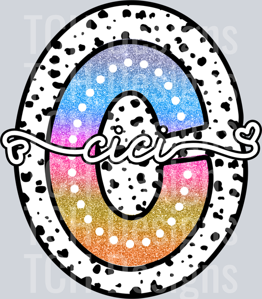 CICI-TIE DYE DOTTIE NAMES