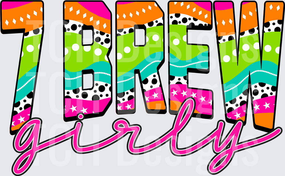 7 BREW GIRLY BRIGHT