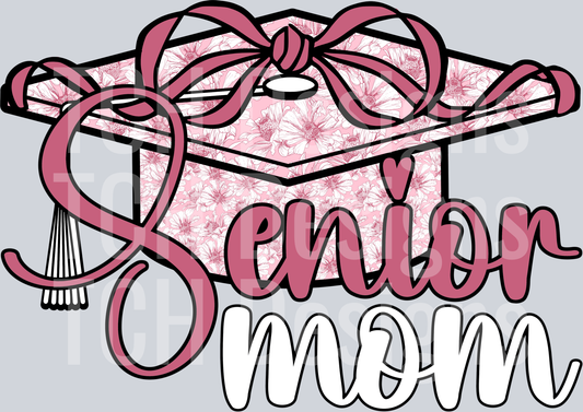 Pink Floral Senior Mom