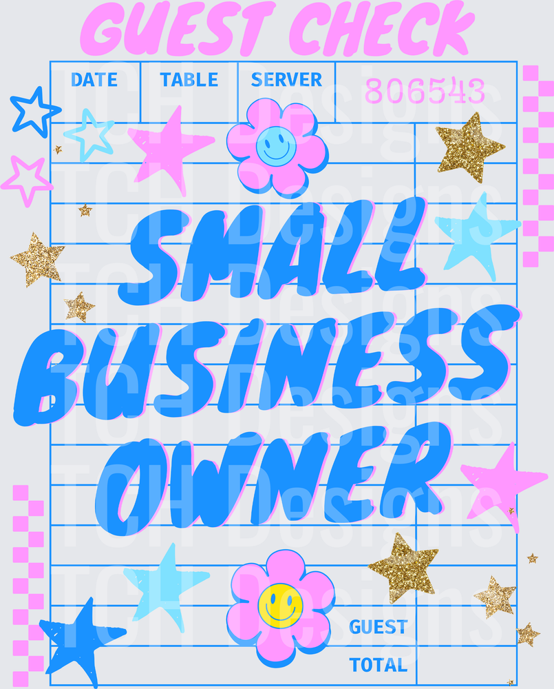 SMALL BUSINESS OWNER CHECK
