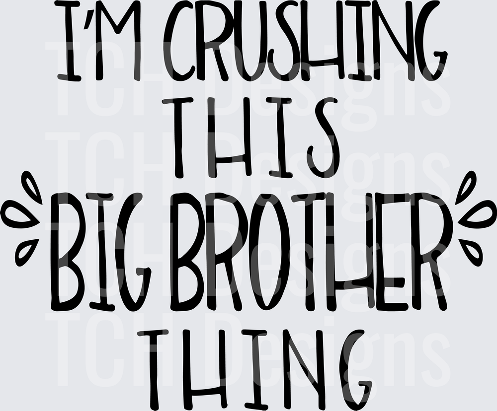 Im crushing this big brother thing