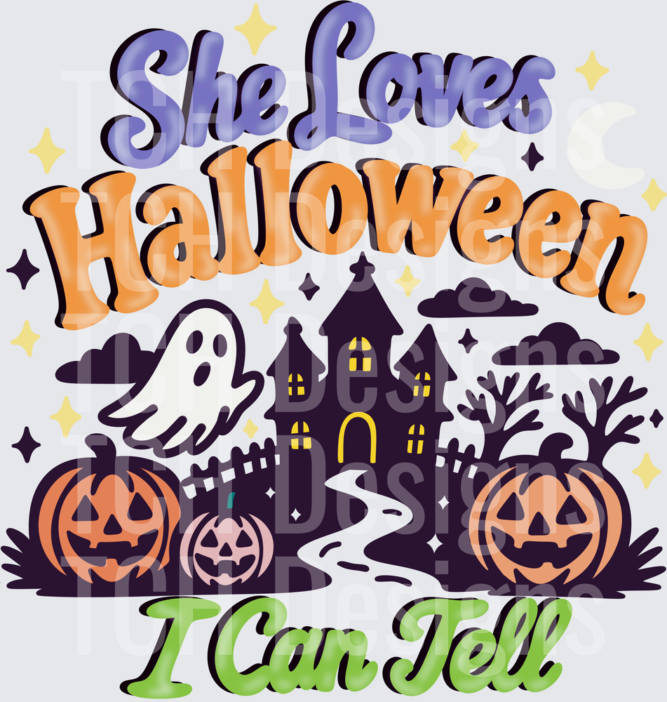 She Loves Halloween- CSG Designs