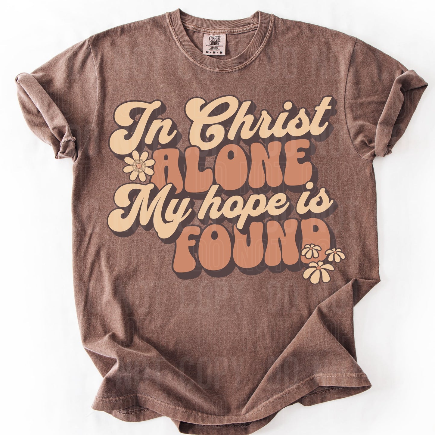 In Christ alone my hope is found SBB DTF Print