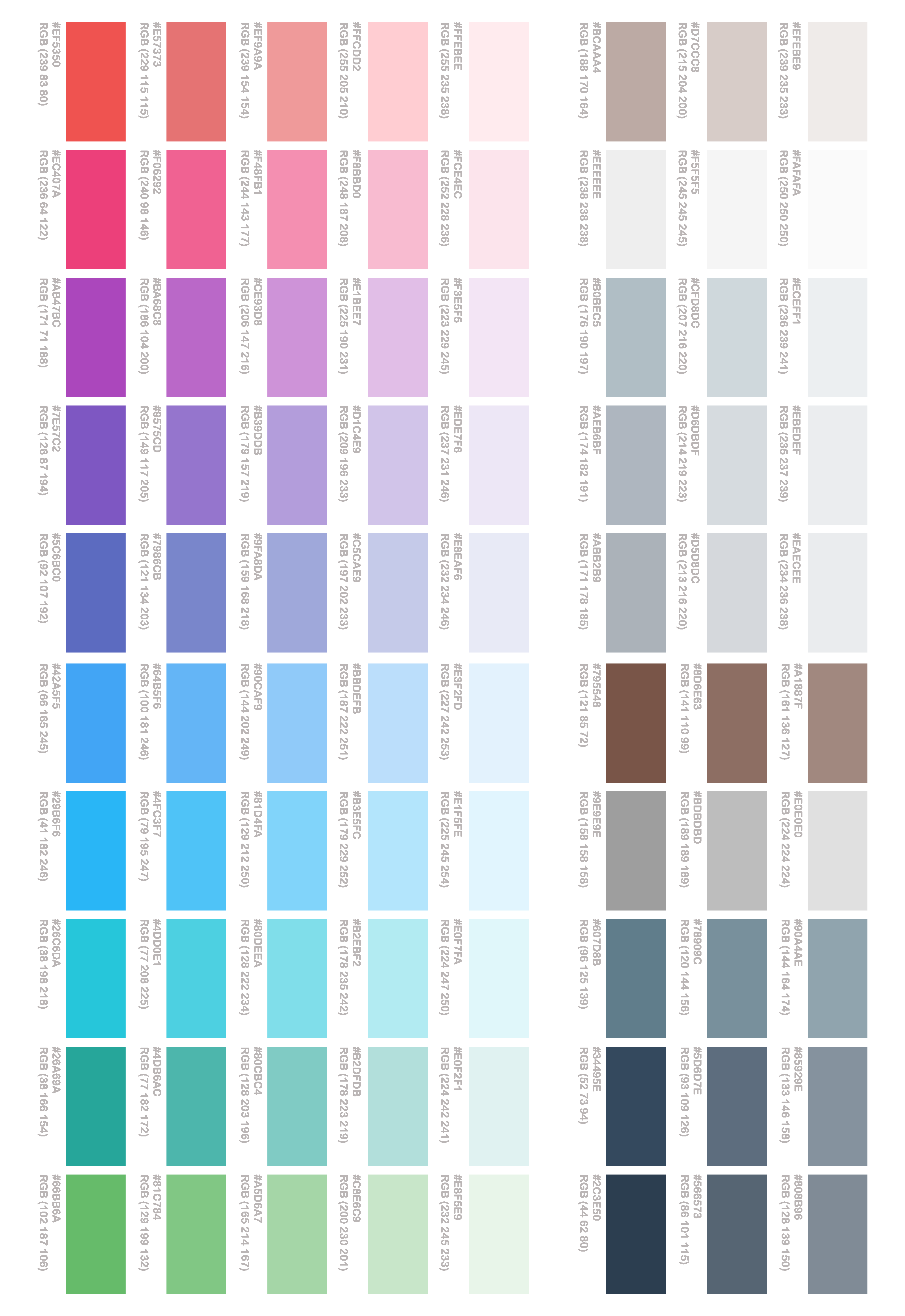 Color Guide – TCH Designs