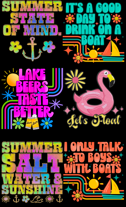 Summer State of Mind 36-inch premade gang sheet