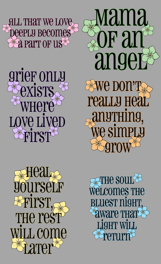 Grief 36-inch premade gang sheet