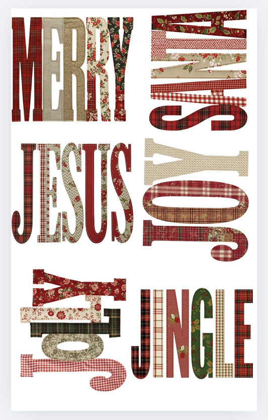 Patchwork Christmas Season Premade  36 inch