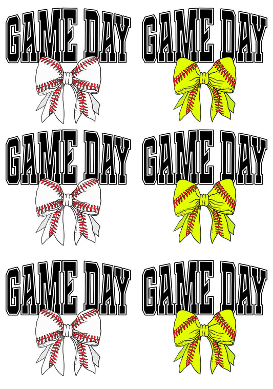 Game Day Coquette Soft/Base 36-inch premade gang sheet