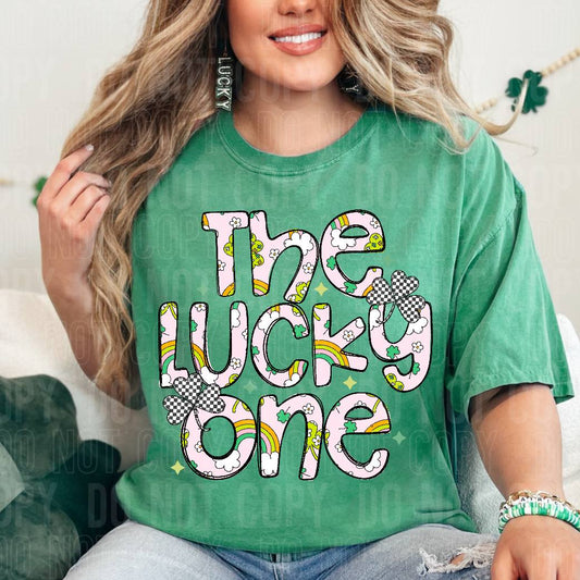 The lucky one group shirts dtf single