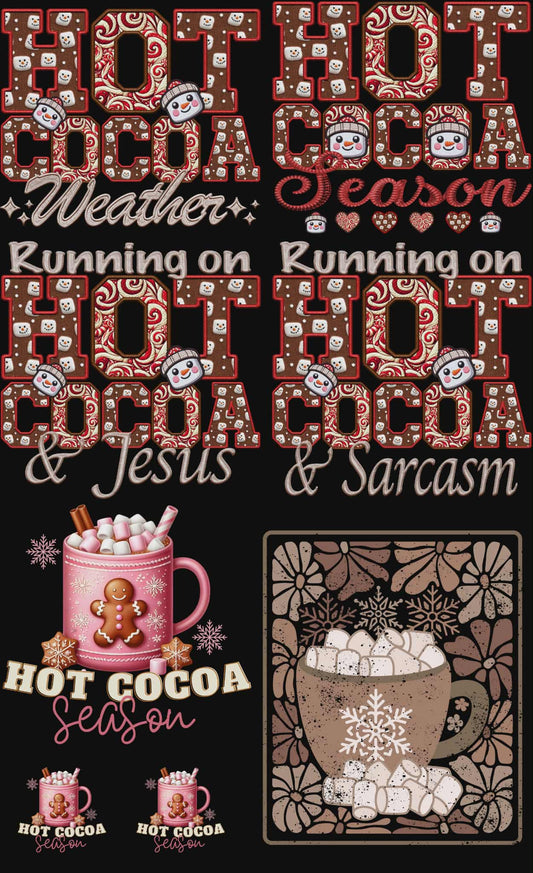 Hot Cocoa Season Premade 36 inch