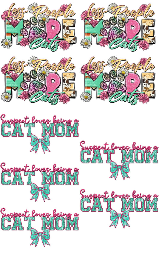 Cat lover 36-inch premade gang sheet