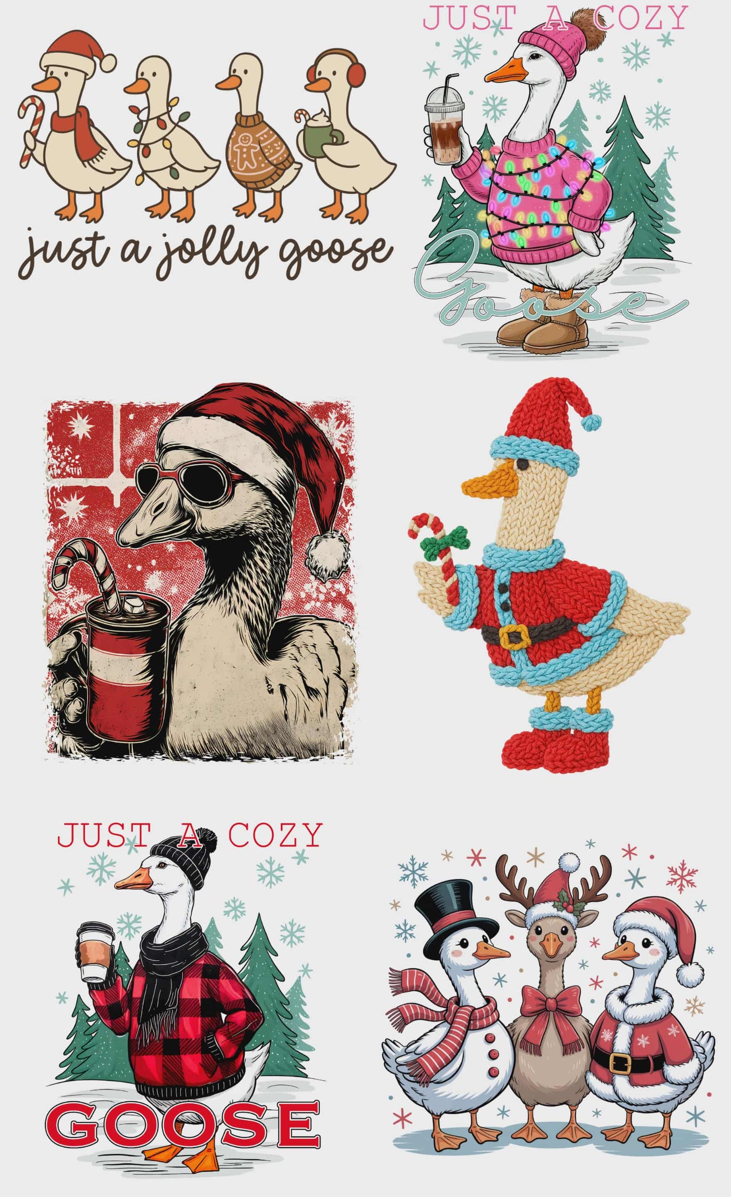 Waddling around for the holidays Premade  36 inch