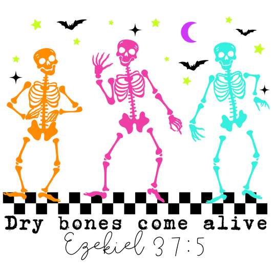 UVDTF Dry Bones Come Alive UVDTF transfer