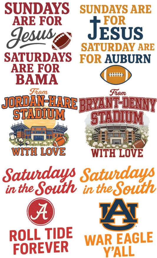 Premade Gang Auburn/Alabama Mix #2