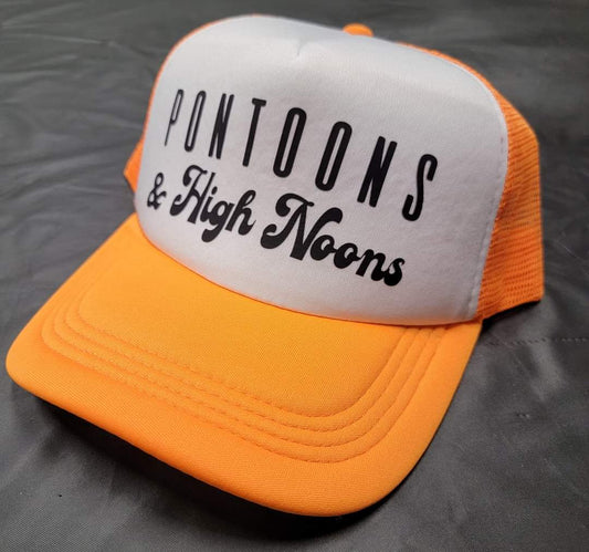 Pontoons and High Noons Trucker Hat