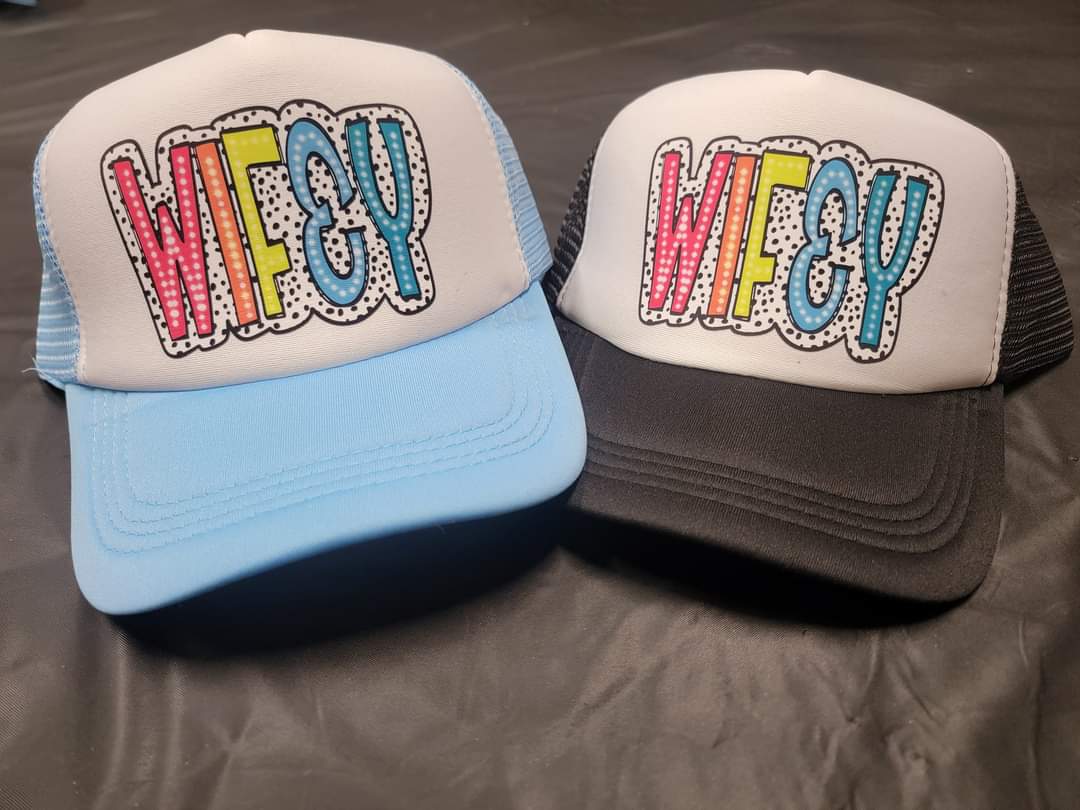 Wifey Marquee Trucker Hat