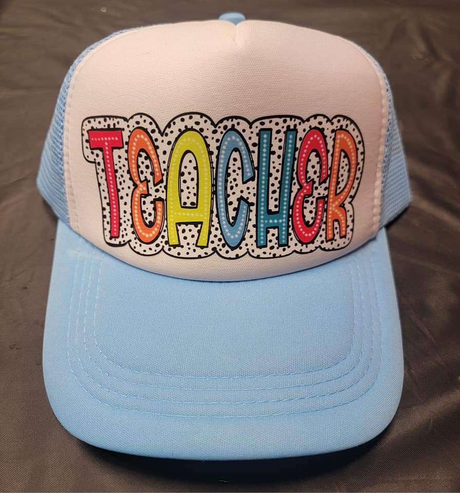 Teacher Marquee Trucker Hat