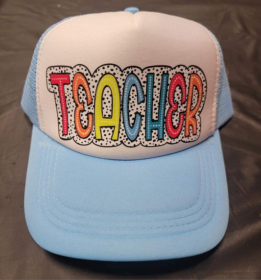 Teacher Marquee Trucker Hat