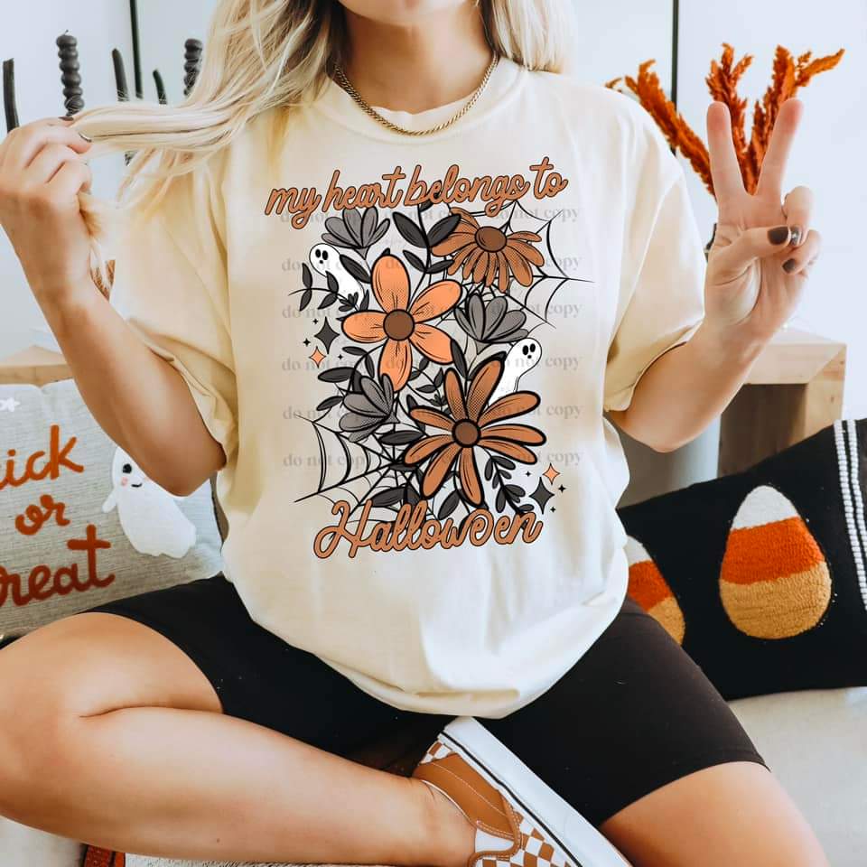 My Heart Belongs to Halloween Tee