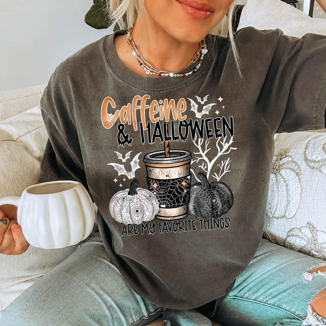 Caffeine and Halloween Tee